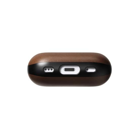 Coque Moderne en Cuir Marron pour AirPods Pro 2