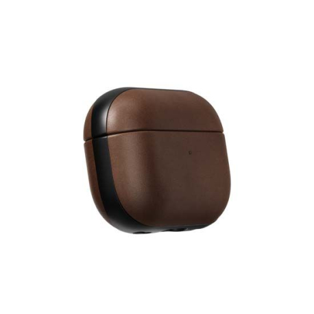 Coque Moderne en Cuir Marron pour AirPods Pro 2