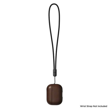 Coque Moderne en Cuir Marron pour AirPods Pro 2