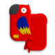 Red Parrot Case for Money Walkie