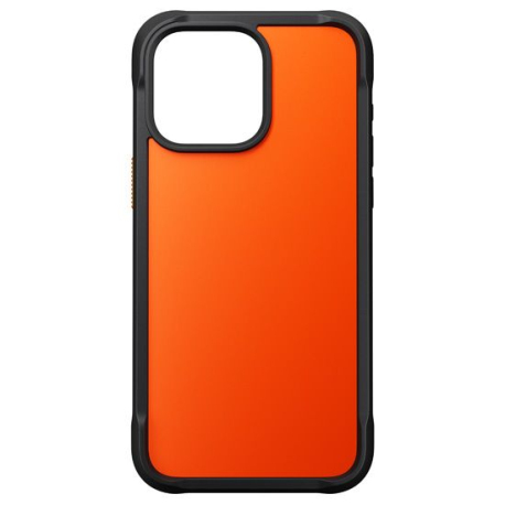 Coque Rugged iPhone 15 Pro Max Ultra Orange avec Compatibilité MagSafe