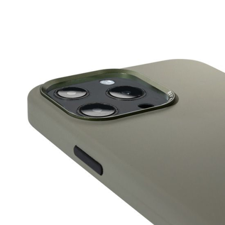 Coque Silicone Olive pour iPhone 13 Pro Max