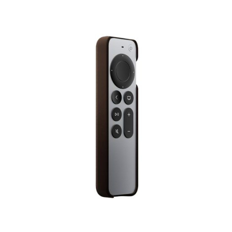 Coque en Cuir Horween pour Siri Remote et AirTag en Marron Ashland