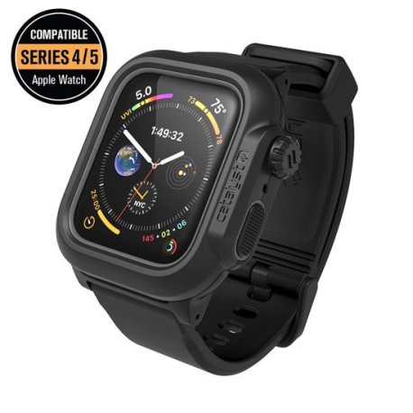 Coque Étanche pour Apple Watch 44mm Noir