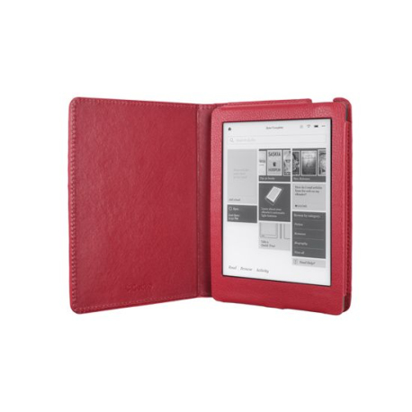 Cover Luxe Kobo Aura Edition 2 Rouge