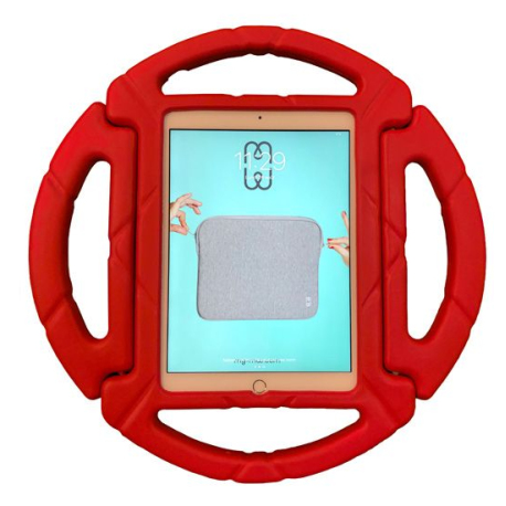 Coque Enfant E.V.A. pour iPad 9.7 - Rouge