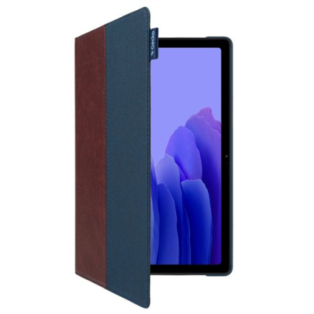 Coque Easy-Click 2.0 ColorTwist Samsung Tab A7 10,4 (2020) Marron/Bleu