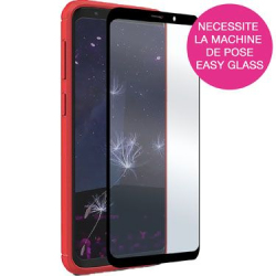 Protection d'écran en verre Easy Glass pour Samsung A20E - Noir