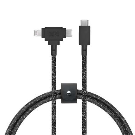 ECO Belt Câble universel USB-C vers USB-C/Lightning 1.8m Cosmo