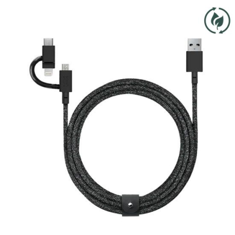 Eco Belt Universal Cable (2m) Black