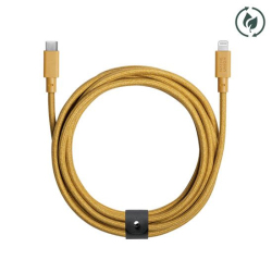 Eco Belt USB-C to Lightning Cable 3m Kraft