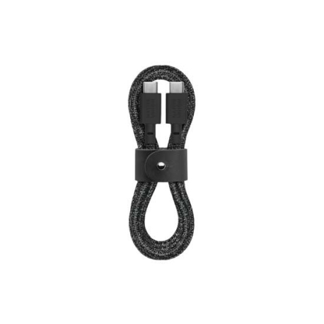 Câble ECO Belt USB-C vers USB-C de 1,2 m - Noir