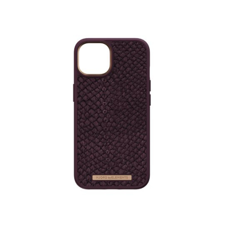 Coque Eldur MagSafe iPhone 14 Aubergine