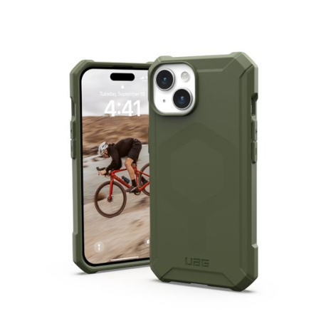 Essential Armor MagSafe iPhone 15/14 Case in Olive