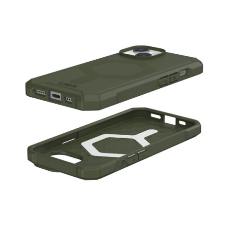 Coque Essential Armor MagSafe iPhone 15/14 en Olive