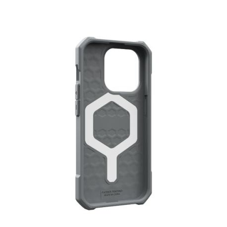 Coque Essential Armor MagSafe pour iPhone 15 Pro Argent