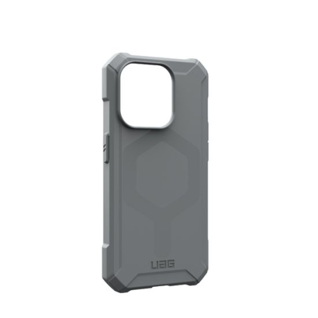 Coque Essential Armor MagSafe iPhone 15 Pro Max Argent