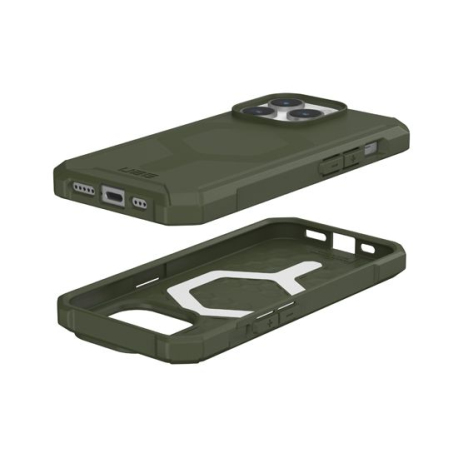 Coque Essential Armor MagSafe pour iPhone 15 Pro Max - Olive