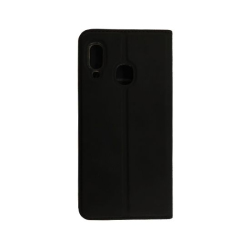 Coque Folio Noir pour Samsung A40 avec Rangement pour Carte