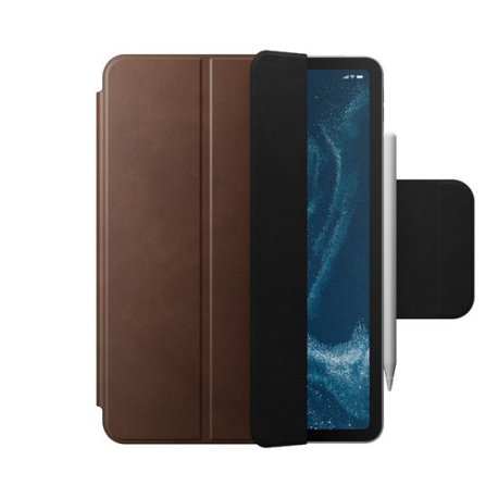 Folio Magnétique en Cuir pour iPad Air 10.9 & iPad Pro 11 Marron