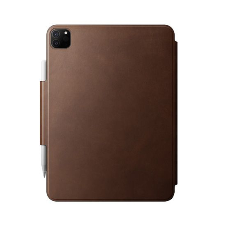 Folio Magnétique en Cuir pour iPad Air 10.9 & iPad Pro 11 Marron