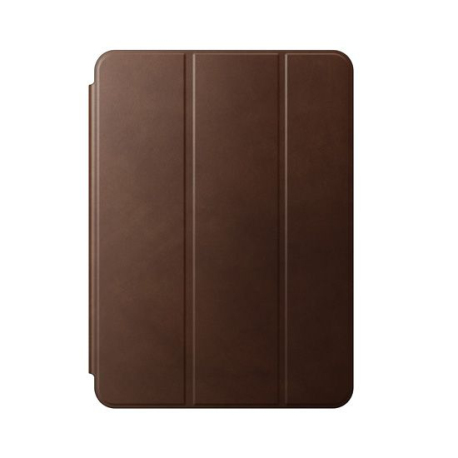 Folio en cuir magnétique pour iPad Air et Pro - Marron