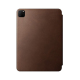 Folio en cuir magnétique pour iPad Air et Pro - Marron