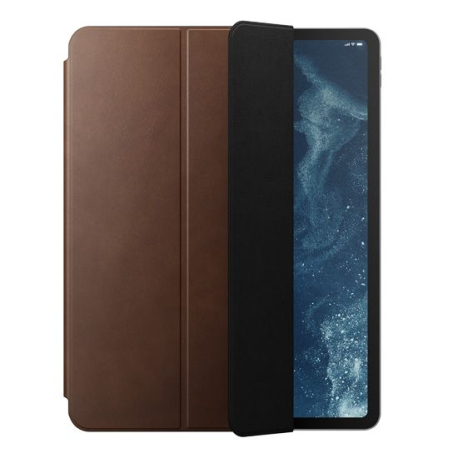 Magnetic Leather Folio iPad Pro 12.9 (6th/5th/4th/3rd gen) Brown