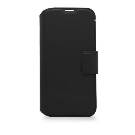 Black MagSafe Leather Detachable Folio for iPhone 14