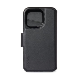 Detachable MagSafe Leather Folio for iPhone 15 - Black