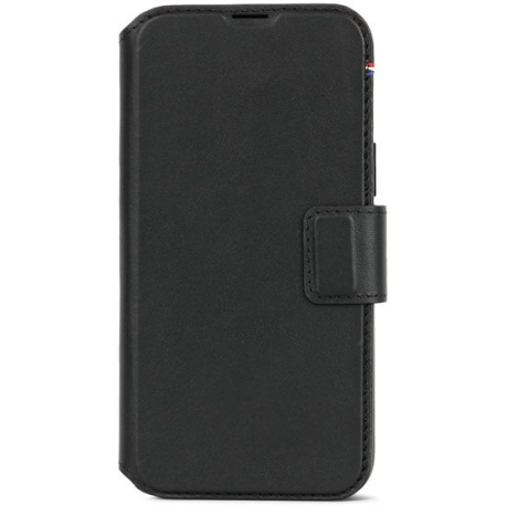 Detachable Leather MagSafe Folio for iPhone 15 Plus in Black