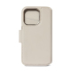 Detachable Leather Folio MagSafe for iPhone 15 Pro in Clay