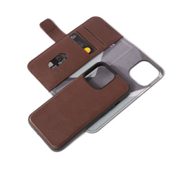 Brown Leather Folio for iPhone 13 Pro