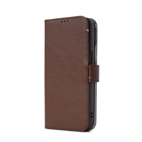 Folio en Cuir Marron pour iPhone 13 Pro