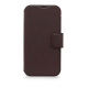 Folio en cuir marron pour iPhone 14