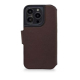 Folio en cuir iPhone 14 Plus Marron