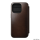 Folio Modern Cuir Horween iPhone 15 Pro Marron