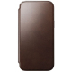 Folio Cuir Horween Modern pour iPhone 15 Pro Max Marron