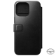 Folio en Cuir Horween Moderne pour iPhone 15 Pro Max - Noir