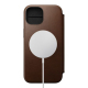 Folio Modern Leather iPhone 15 Brown