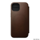 Folio Modern Cuir iPhone 15 Marron