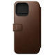 Folio Modern Leather iPhone 15 Pro Max Brown