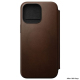 Folio Modern Cuir iPhone 15 Pro Max Marron