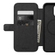 Modern Leather Folio for iPhone 15 Pro Max in Black