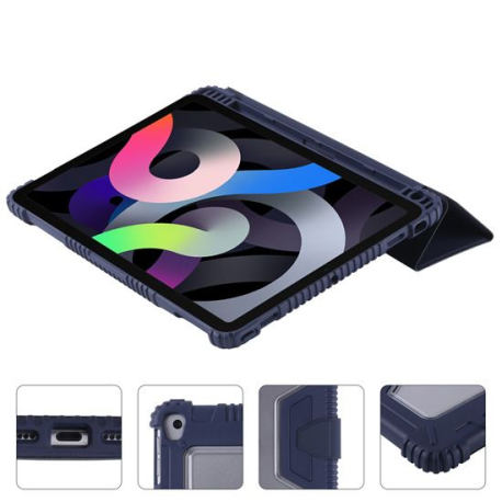 Folio Tekto V2 iPad 10.2 (2019/20/21 - 7e/8e/9e gen) Bleu Polybag