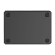 Coque DECODED Snap-On pour Macbook Air 13" - Noir (2022/2024 - M2/M3)