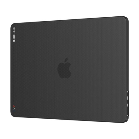 Coque DECODED Snap-On pour Macbook Air 13" - Noir (2022/2024 - M2/M3)