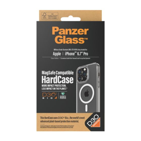 PanzerGlass™ HardCase for MagSafe iPhone 15 Pro Max with D3O Protection