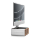 Améliorez votre espace de travail avec le support HiRise Pro Silver pour iMac