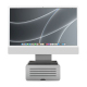 Améliorez votre espace de travail avec le support HiRise Pro Silver pour iMac